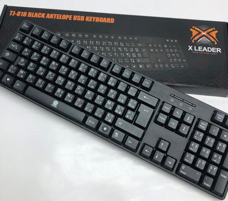 CLAVIER XLEADER TJ-818 BLACK ANTELOPE USB KEYBOARD