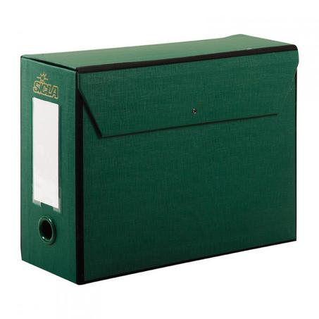 Boîte en Simili Rayé 33x25 Dos 12cm SICLA