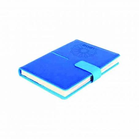 NOTEBOOK JACKET EN SIMILICUIR AVEC ENCOCHES ET LANGUETTE DE FERMETURE FORMAT 16X22 RÉF : 0303