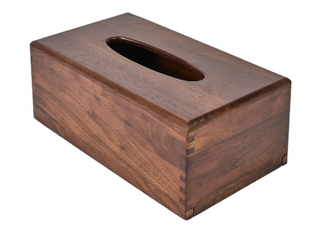 Boîte des Mouchoirs en Bois