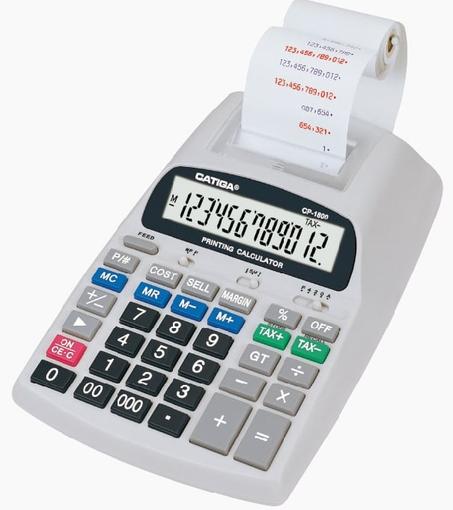 Machine à calculer avec ruban CATIGA  CP1800