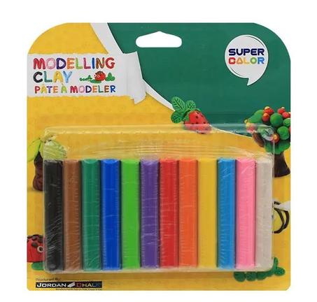 PATE EMODELER 8 COULEURS 120G SUPER COLOR