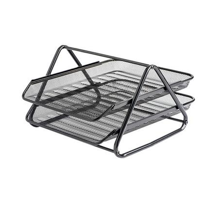 Panier à courrier 2 étages en métal