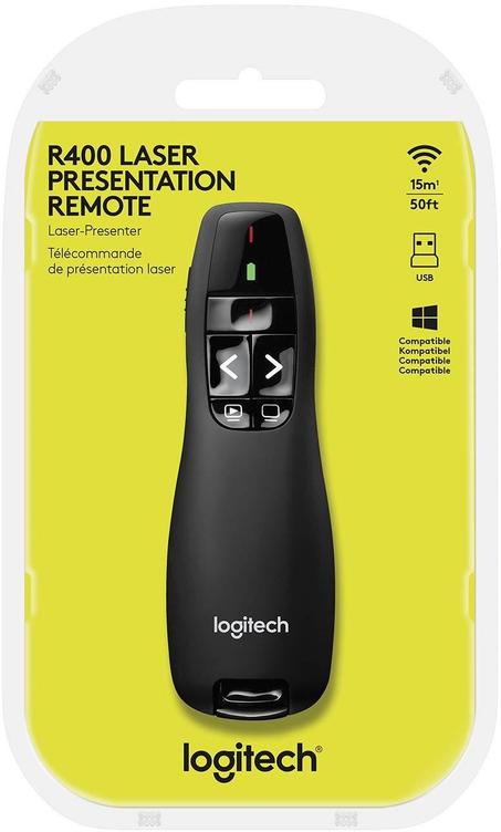 Logitech Wireless Presenter R400 - Télécommande de présentation