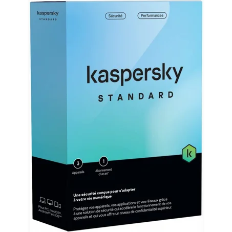   Kaspersky Standard - 3 Postes / 1 an (KL10418BCFS-FFPMAG)