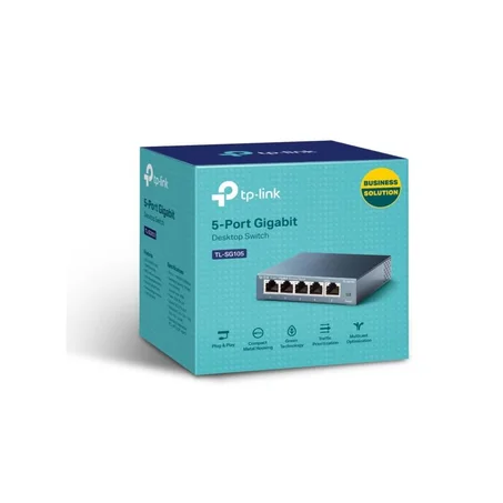 Switch de bureau 5 ports Gigabit - Boîtier métal - TP-LINK TL-SG105