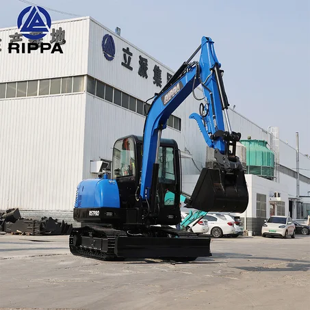 RIPPA R57 Mini Excavator – 6 Ton Hydraulic Crawler Digger with Kubota V2607 Engine, Enclosed Cab & Professional Performance