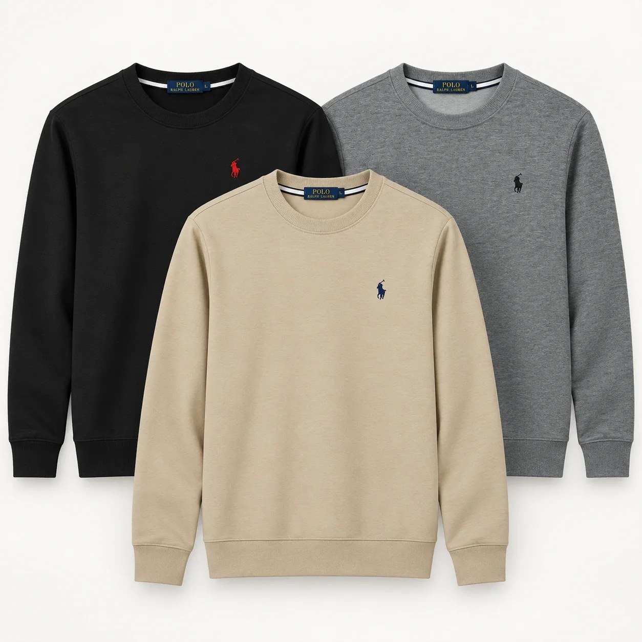 Pack 3 Sweatshirts Demi Saison Premium