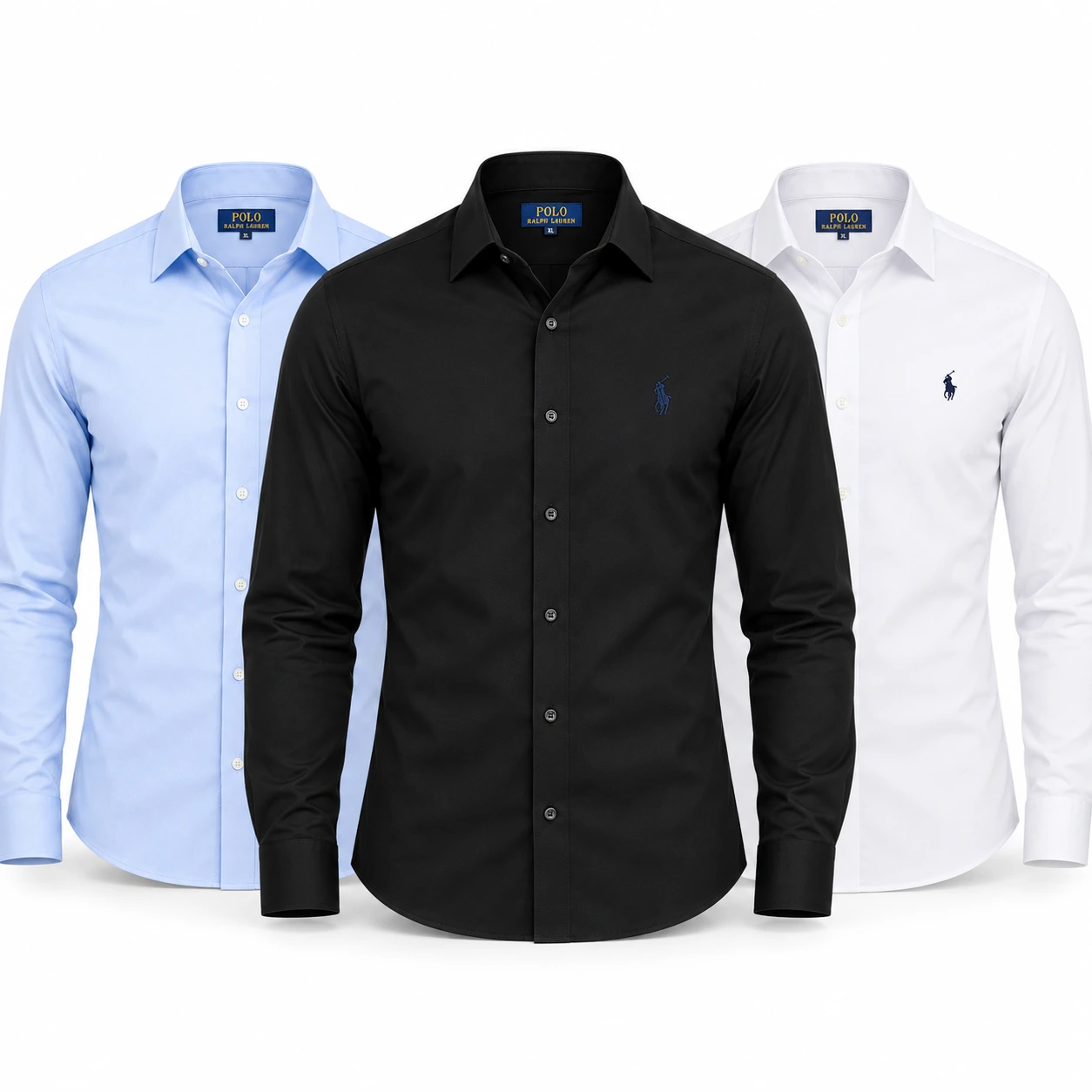 Pack Prestige – 3 Chemises Premium 100% Coton