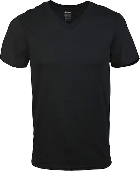 جيلدان تي شيرت رجالي برقبة على شكل حرف V، عبوة متعددة، طراز G1103