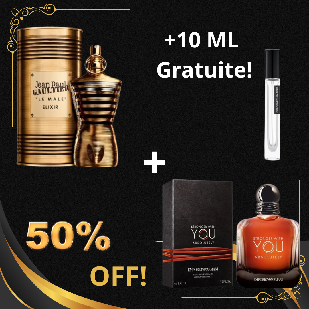 ABSOLUTELY 10 ML + DIOR HOMME INTENSE 10 ML + 10 ML GRATUITE!