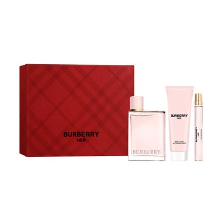 COFFRET BURBERRY FOR HER 100 ML + MINIATURE 10 ML + Lait pour le corps 75ml