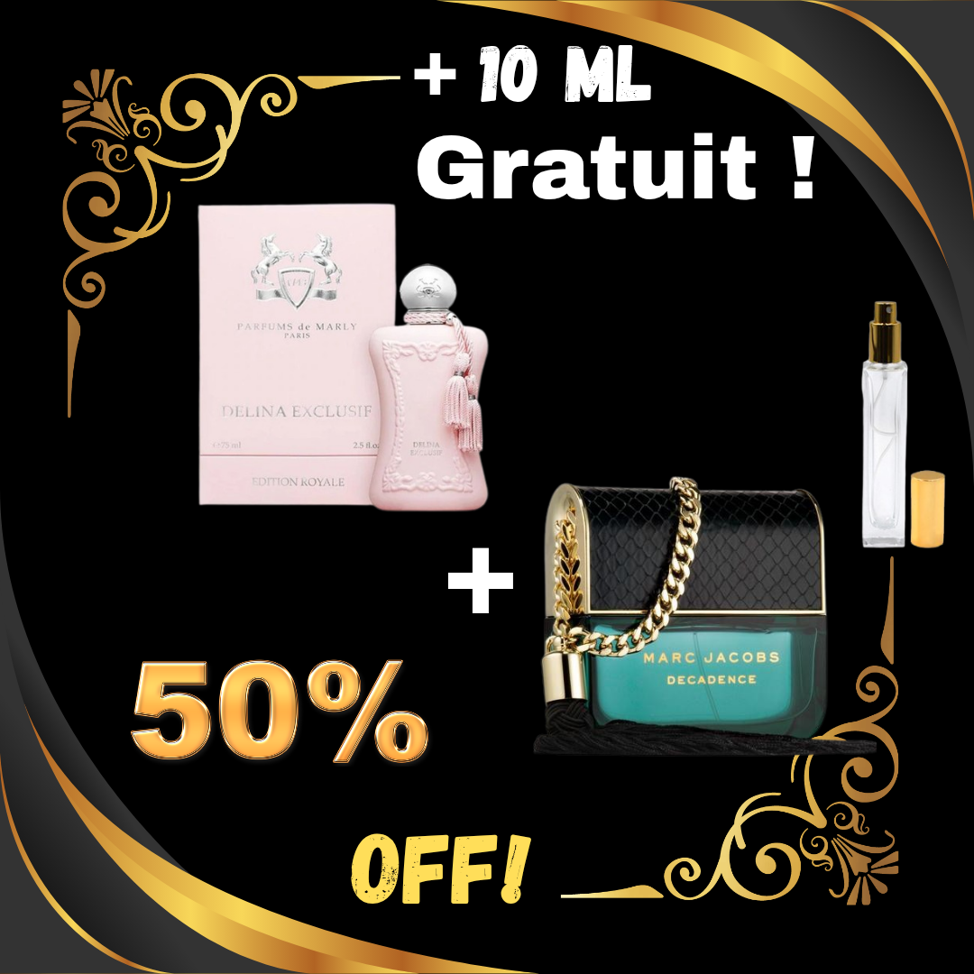 PACK MARC JACOBS +10ML DELINA EXCLUSIF+ 10 ML GRT