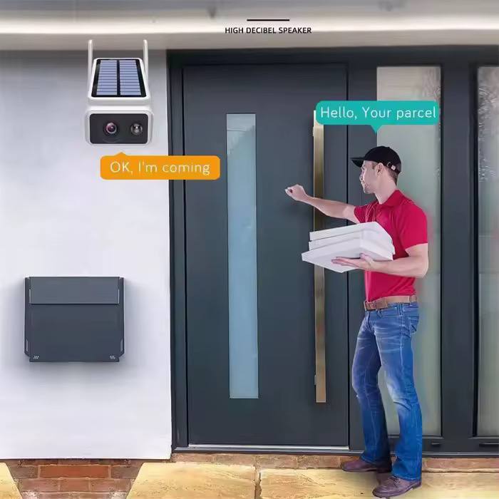 Caméra solaire PIR étanche