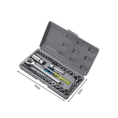 40 قطعة وجع مجموعة أدوات إصلاح السيارات / الدراجات النارية مجموعة أدوات إصلاح المنزل 4.3 out of 5