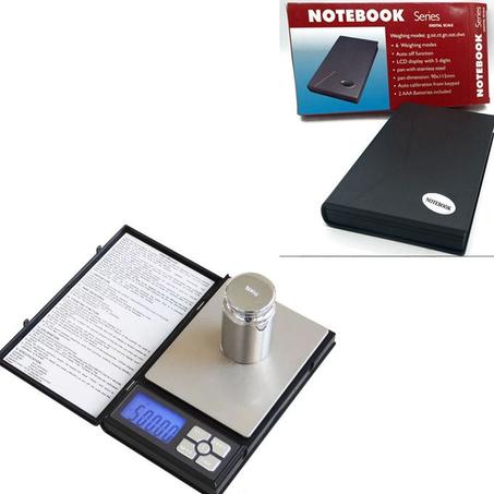 ميزان الكتروني دقيق 500 جرام / 0.01 جرام ميزان رقمي محمول بشاشة إل سي دي