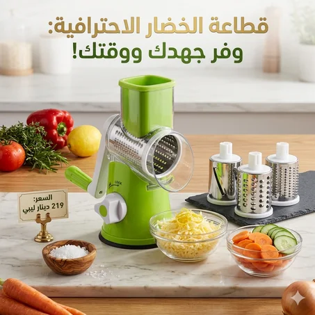 قطاعة خضار بمقبض يدوي