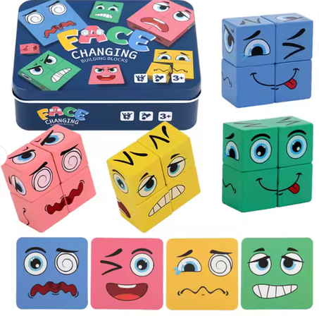 🎲 لعبة المكعبات التعبيرية 😍