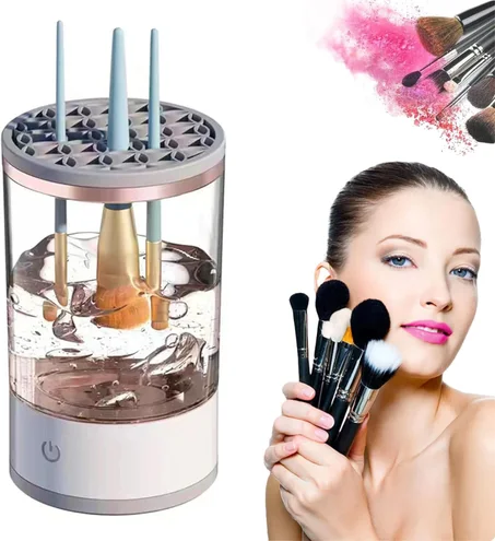 🎀ماكينةتنظيف ​​فرش المكياج الكهربائية المحمولة makeup brush cleaner🎀