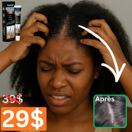 Crème naturelle pour traiter les pellicules et les démangeaisons excessives (Congo)
