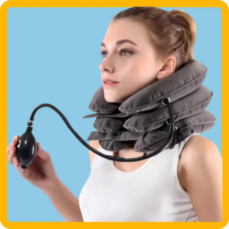 جهاز سحب عنق لتقويم العظام وطوق داعم للرقبة – عرض محدود اليوم فقط