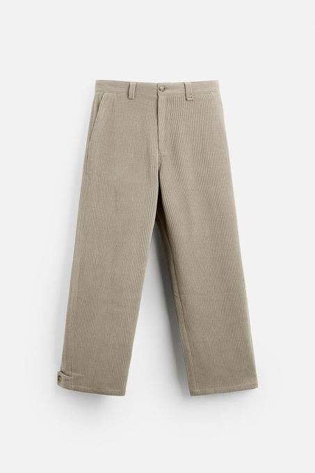 PANTALON WIDE FIT EN VELOURS