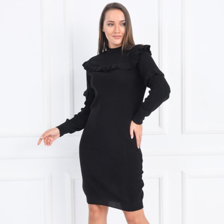 فستان خريفي شتوي بلمسة تركية راقية ❄️Ref39