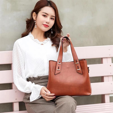 حقيبة جلدية مستوردة بتصميم أنيق Ref 40