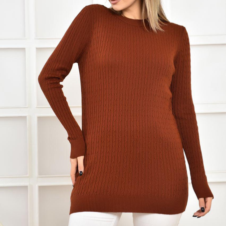 “كنزة شتوية مضلّعة: أناقة دافئة لكل يوم ❄️”Ref62