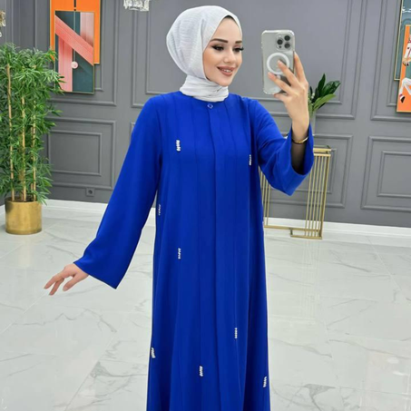 ✨ عباءة تركية فاخرة – لمسة من الأناقة والرقي ✨ REF24✨