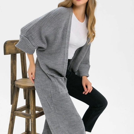 “ كارديغان طويل بأناقة ولمسة تركية ”Ref 66