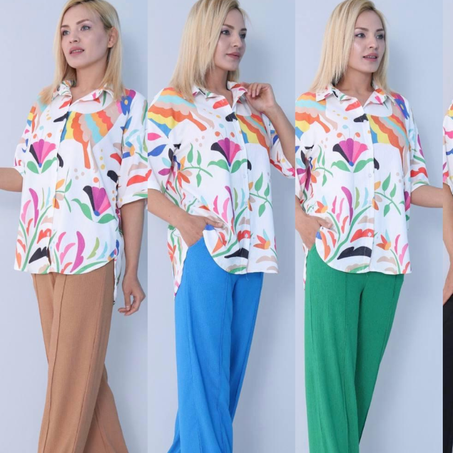 طقم تركي  صيفي وأنيق Ref 182