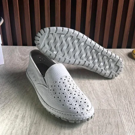 Chaussures en Cuir Perforé Confort & Anti-transpiration