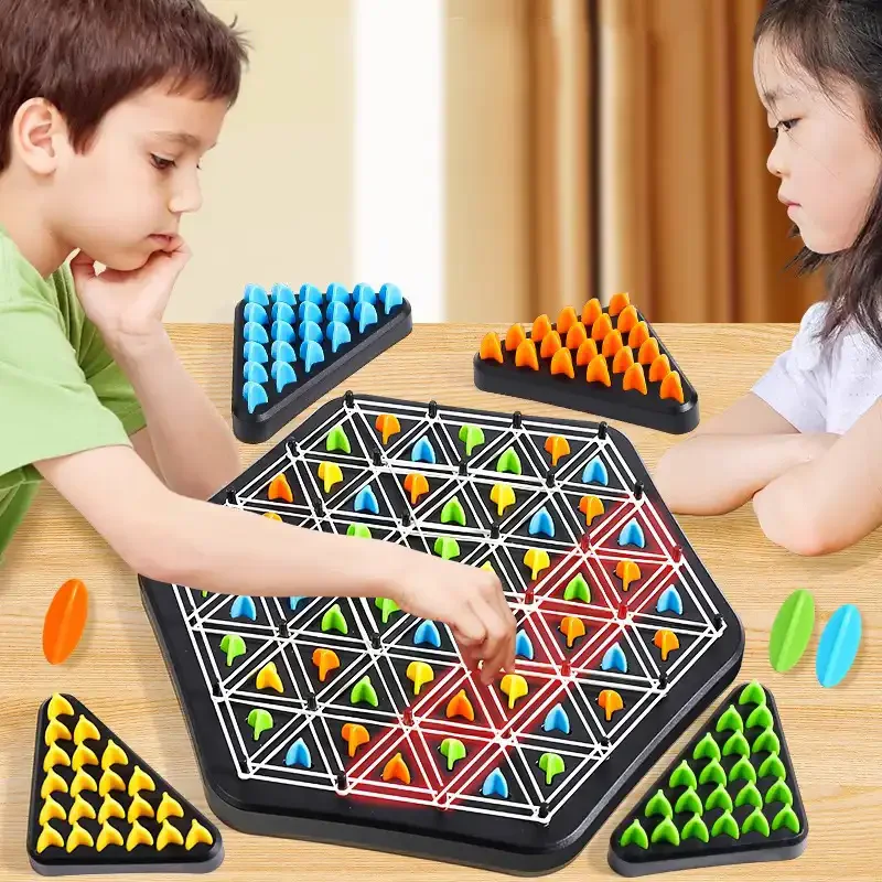 ✨ لعبة المثلثات المتسلسلة 🧠