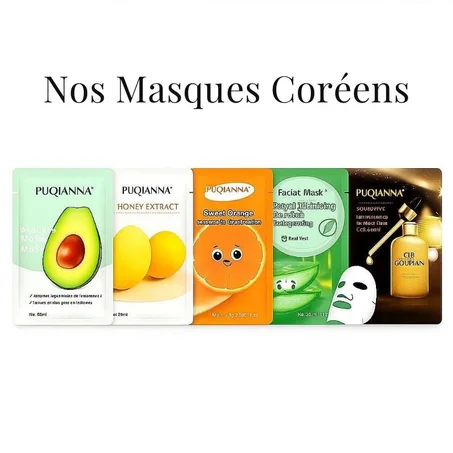 Masques Coréens en Feuille