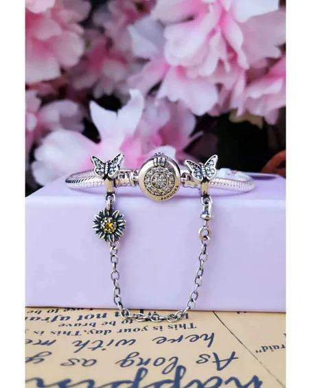 اسوارة مطلية فضة