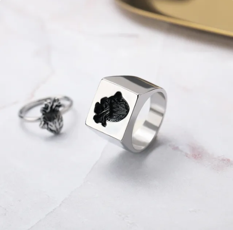 طقم خواتم القلب