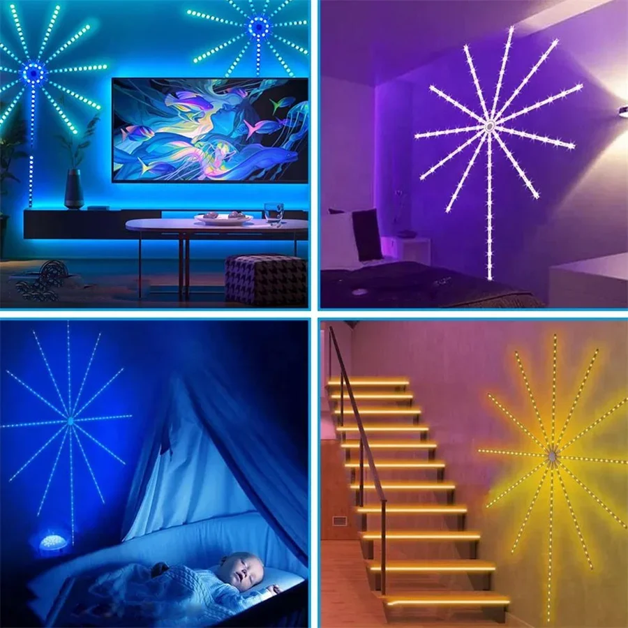 Lumières de Bande LED RGB Contrôlées par Bluetooth