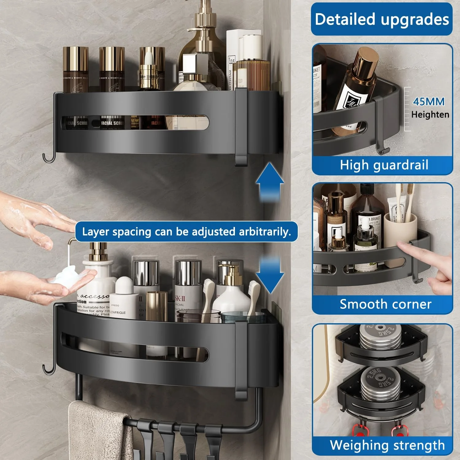 Organisateur  coin de douche