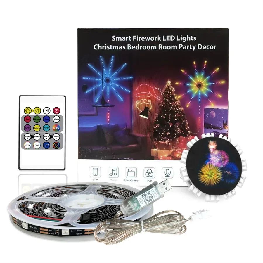 Lumières de Bande LED RGB Contrôlées par Bluetooth