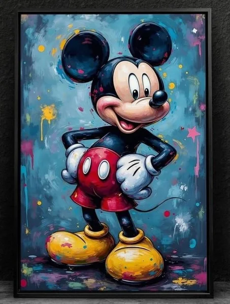 Tableau Mickey Mouse pop art