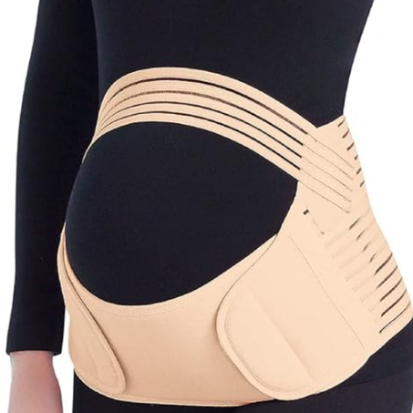 حزام بطن للحوامل لدعم الظهر والبطن - لتخفيف الام الظهر والحوض والورك للتعافي من الحمل