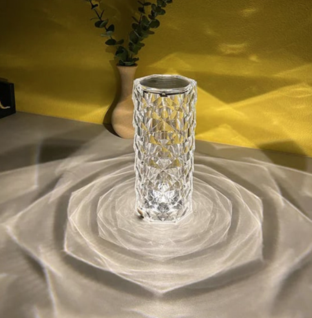 Lampe Magique En Cristal Rechargeable Sans Fil / Touche Control