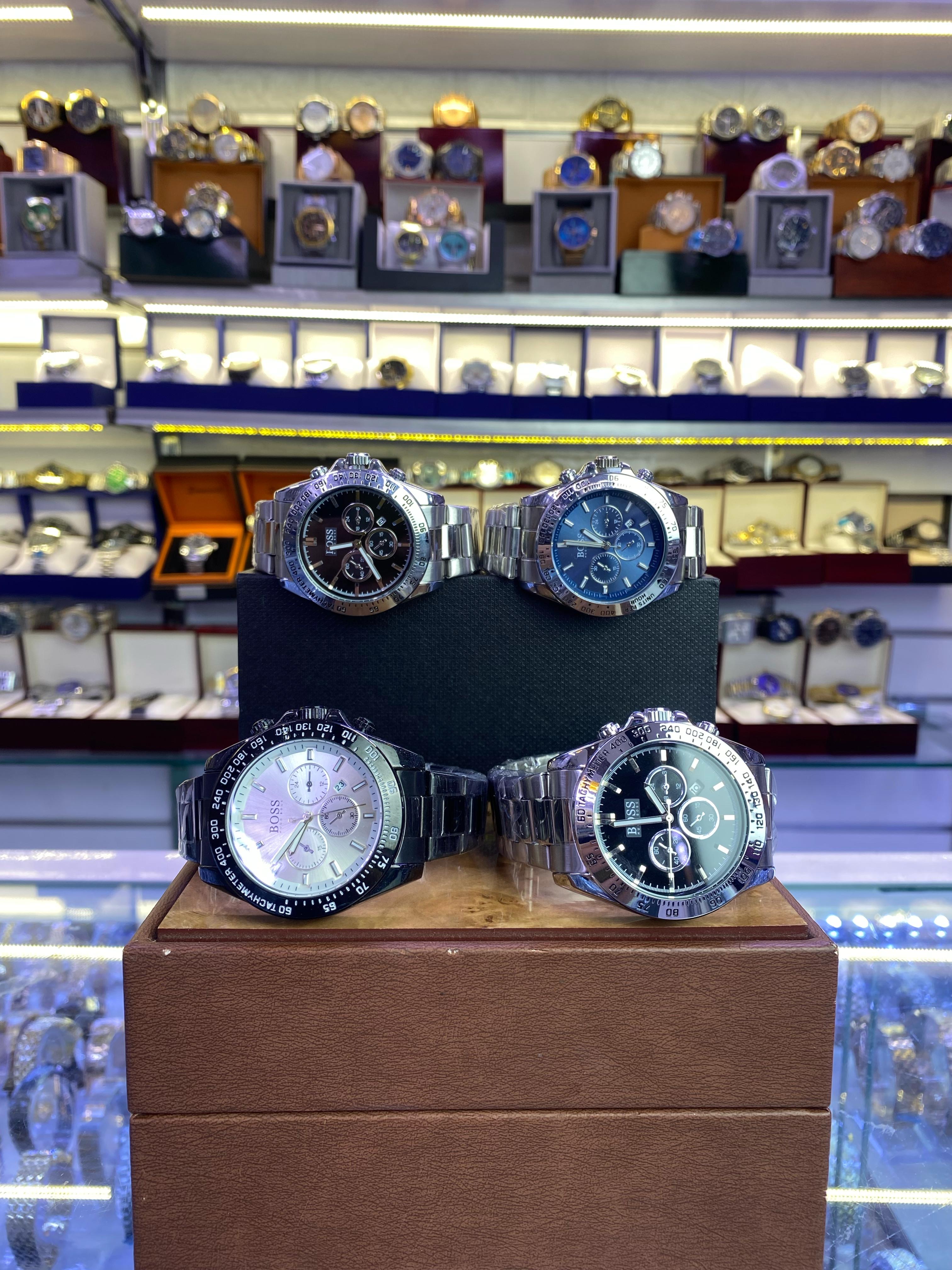 Boss Tachymeter ساعة عالمية فاخرة