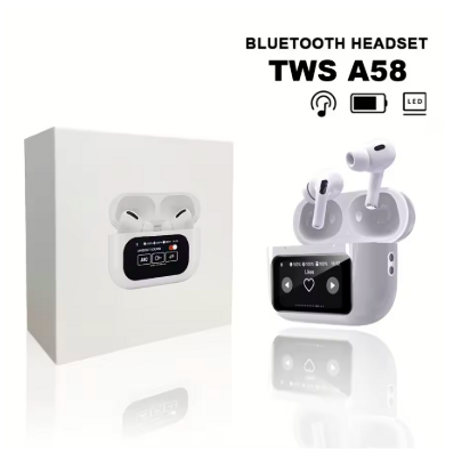 سماعات بتقنية الصوت الذكي  مع شاشة تعمل باللمس