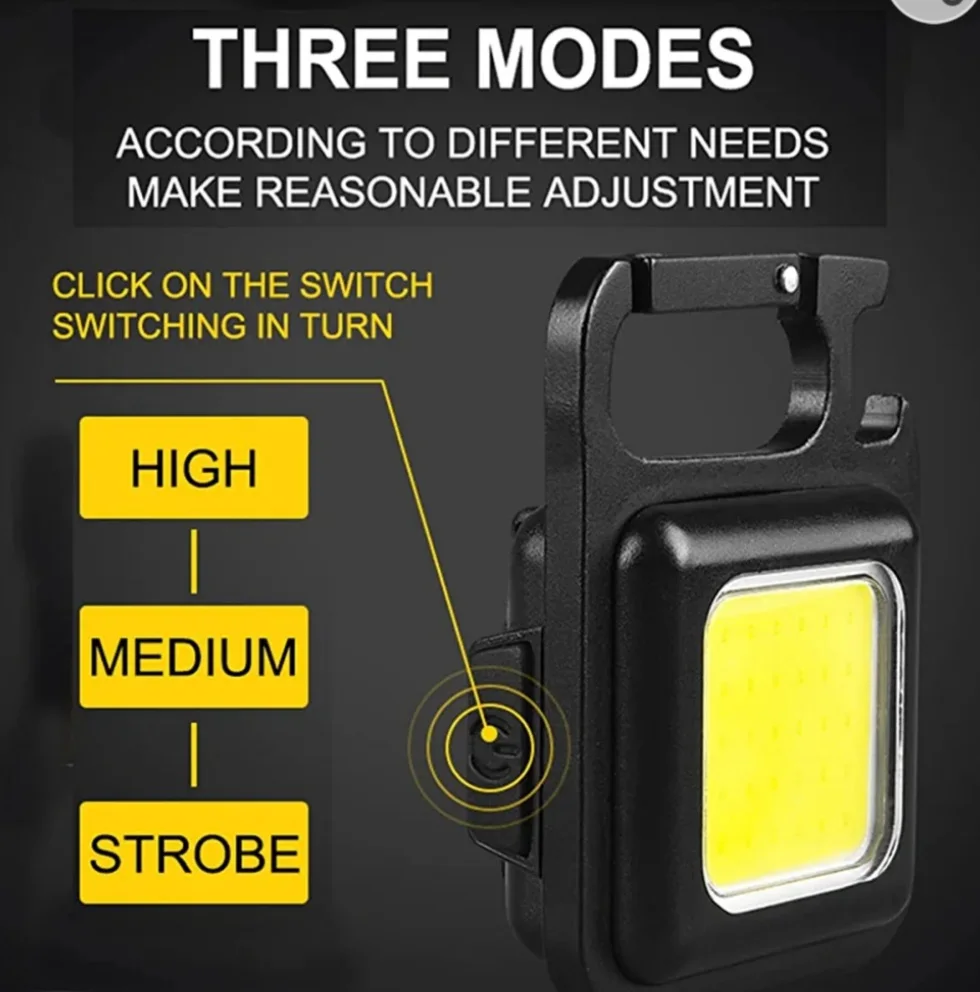 علاقة مفاتيح مع إضاءة ليد Key Chain with Led Light