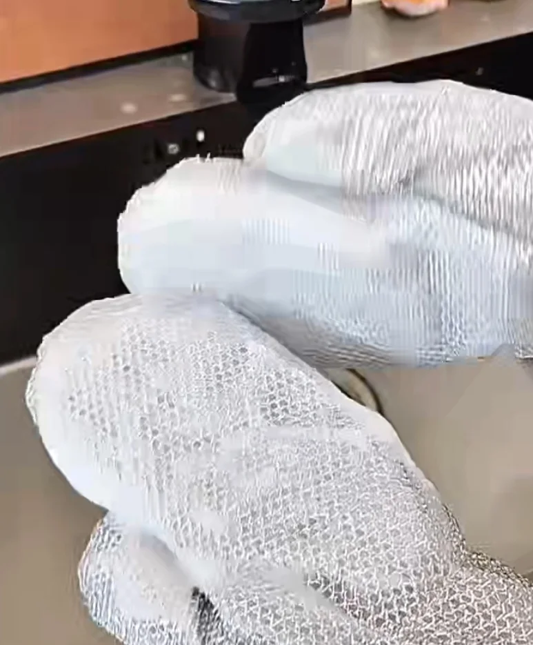 قفازات معدنية للجلي عازلة للماء Washing Dished Gloves Water Proof