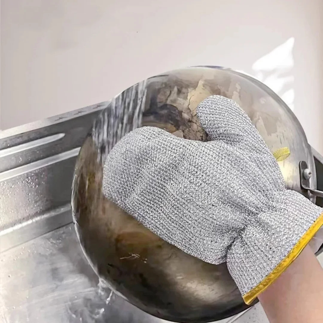 قفازات معدنية للجلي عازلة للماء Washing Dished Gloves Water Proof