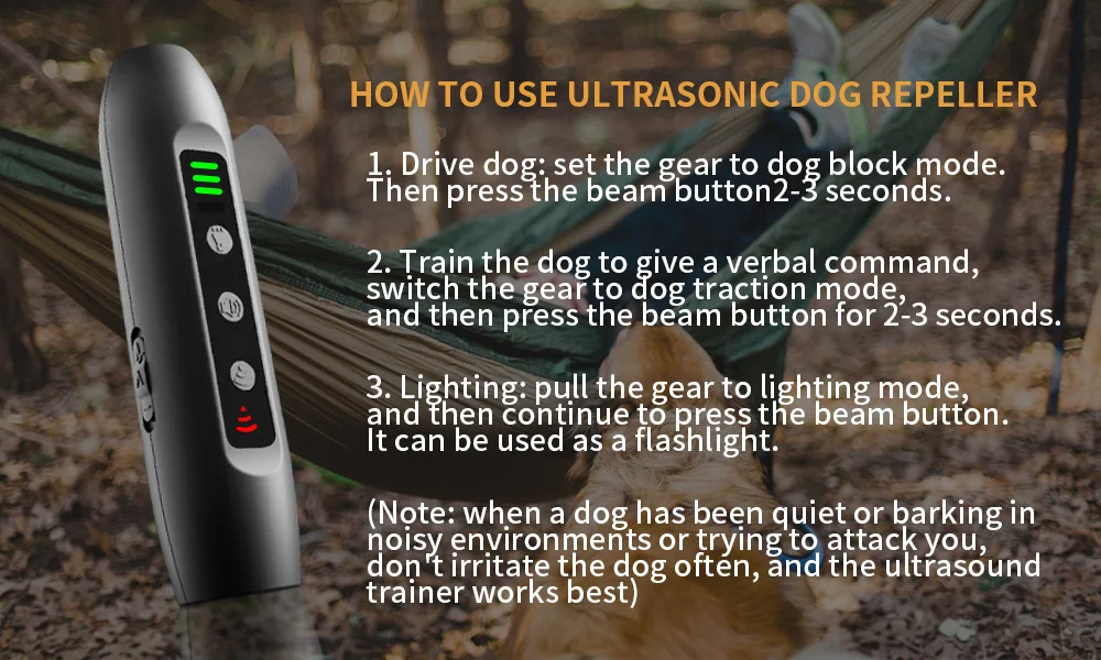 طارد الكلاب والحيوانات البرية الشاردة Dog Repeller