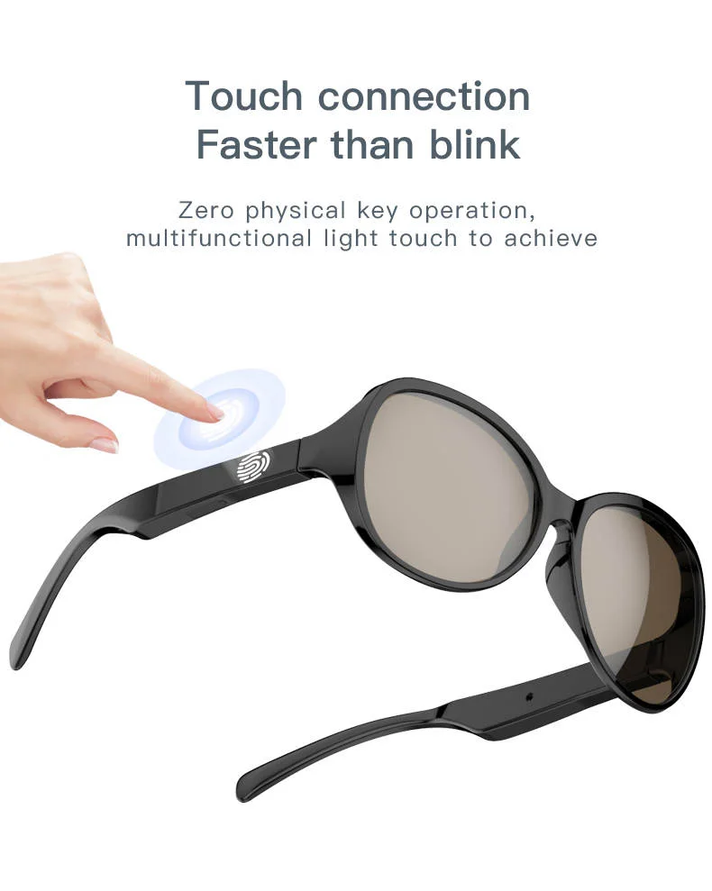 New Smart Wireless UV Sunglasses نظارات البلوتوث الحديثة الذكية المضادة للأشعة فوق البنفسجية